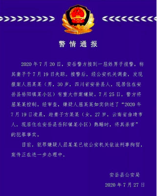 %title插图%num 四川安岳男子趁妻子熟睡将其杀害-WordPress极简博客