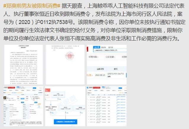 %title插图%num 郑爽前男友张恒被限制消费-WordPress极简博客