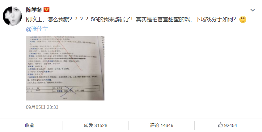 %title插图%num 陈学冬5G速度辟谣恋情-WordPress极简博客
