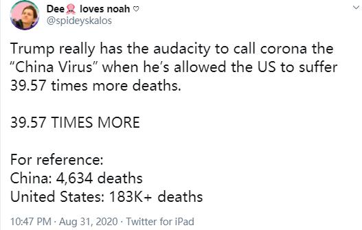 %title插图%num 特朗普称中国死亡人数比美多得多-WordPress极简博客