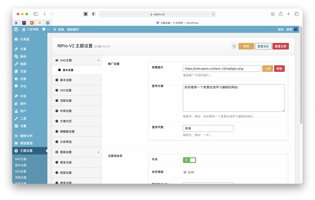 %title插图%num RiPro-v2推广注册送会员小更新-WordPress极简博客