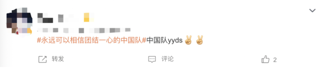 永远可以相信团结一心的中国队-WordPress极简博客