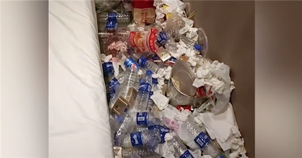 小伙住酒店1月房间垃圾堆成山-WordPress极简博客